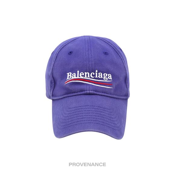 🔴 Balenciaga Political Campaign Cap Hat - Washed Blue - Picture 1 of 10